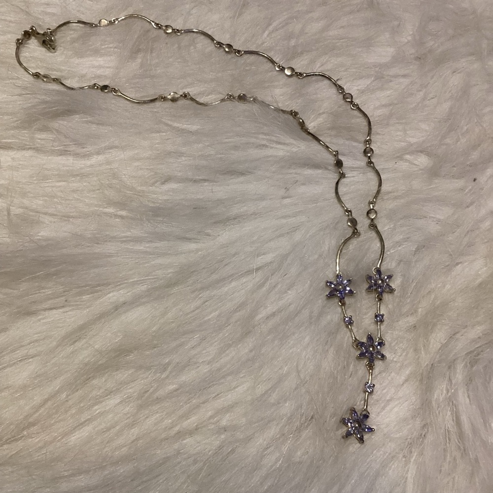 Tanzanite Flower Necklace - Picture 10 of 14